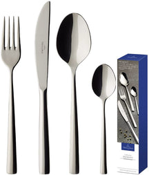 Ensemble de couverts Villeroy & Boch Piemont - 18/10 Acier inoxydable - 48 pièces / 12 personnes
