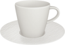 Tasse à café et soucoupe Villeroy & Boch Manufacture Rock - Blanc - 160 ml