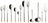 Ensemble de couverts Villeroy & Boch Ella - Doré - 113 pièces