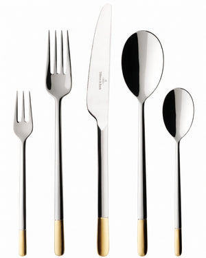 Ensemble de couverts Villeroy & Boch Ella - Doré - 30 pièces