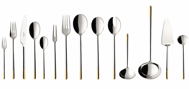 Ensemble de couverts Villeroy & Boch Ella - Doré - 70 pièces