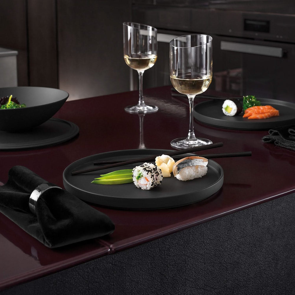 Ensemble de service Villeroy & Boch - 2 personnes - La Boule - Noir- 7 pièces