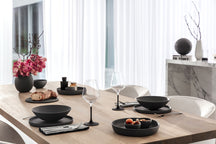 Ensemble de service Villeroy & Boch - 2 personnes - La Boule - Noir- 7 pièces