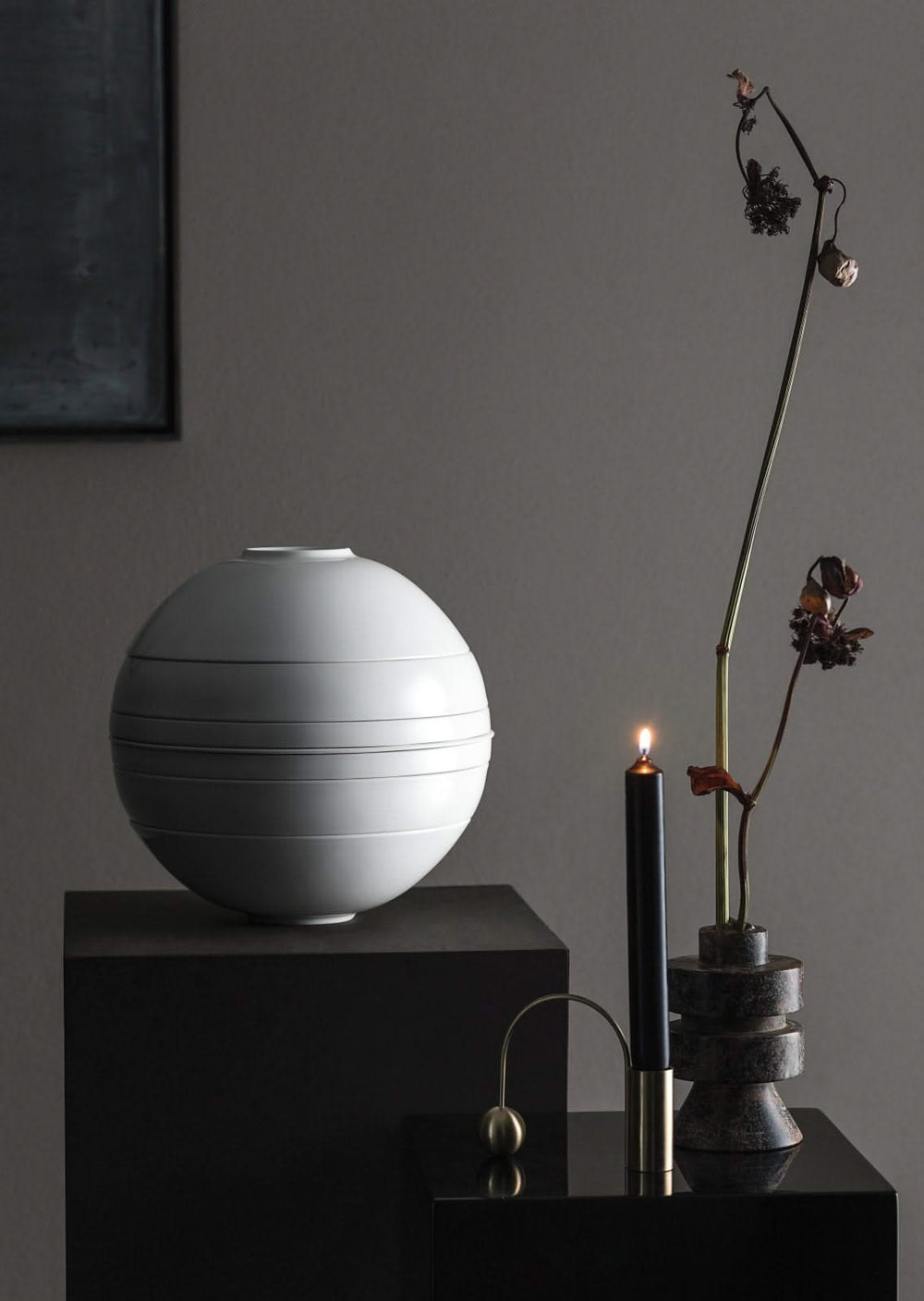 Ensemble de service Villeroy & Boch - 2 personnes - La Boule - Blanc- 7 pièces
