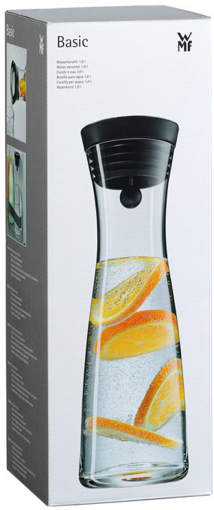Carafe à eau WMF - Fermeture CloseUp - Basic - en verre borosilicate - 1 L