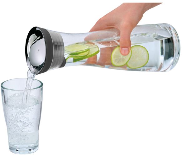 Carafe à eau WMF - Fermeture CloseUp - Basic - en verre borosilicate - 1 L