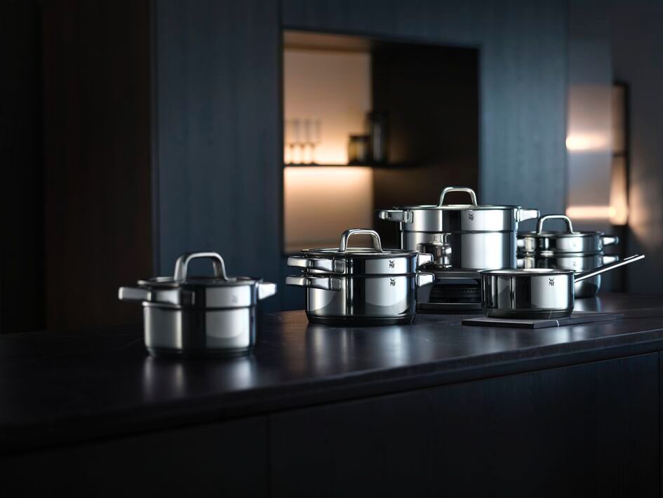 Ensemble de casseroles WMF - Induction - Compact Cuisine - Ø 14-20 cm - 5 pièces