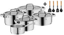 Set de casseroles WMF - en inox - Compact Cuisine - ø 14/16/20 cm - 5 pièces