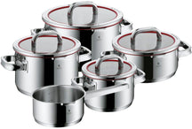 Batterie de casseroles WMF Function 4 - Acier inoxydable - 5 pièces - Casseroles de ø 16, 20, 20 et 24 cm et casserole de ø 16 cm
