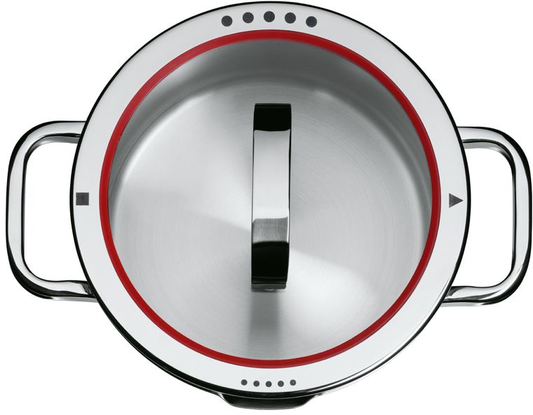 Batterie de casseroles WMF Function 4 - Acier inoxydable - 5 pièces - Casseroles de ø 16, 20, 20 et 24 cm et casserole de ø 16 cm
