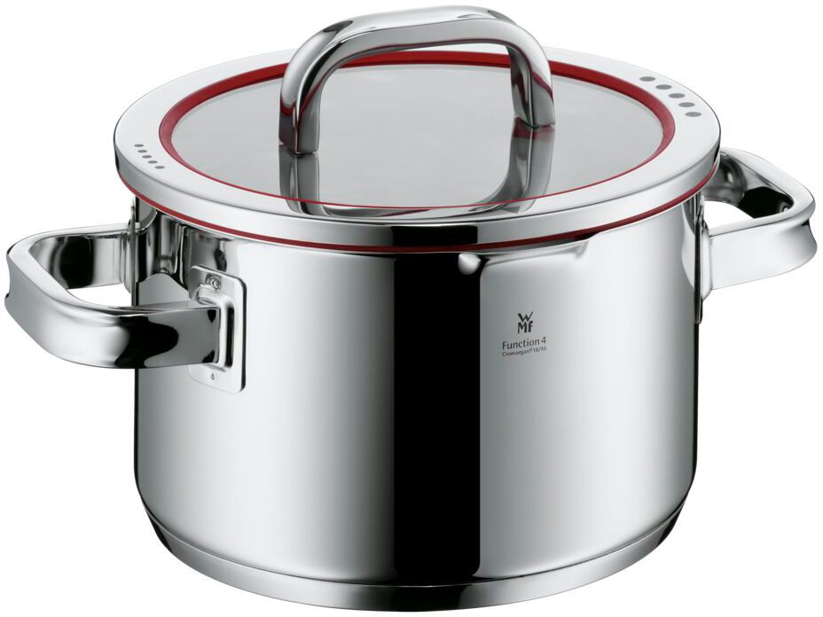 Batterie de casseroles WMF Function 4 - Acier inoxydable - 5 pièces - Casseroles de ø 16, 20, 20 et 24 cm et casserole de ø 16 cm
