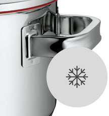 Batterie de casseroles WMF Function 4 - Acier inoxydable - 5 pièces - Casseroles de ø 16, 20, 20 et 24 cm et casserole de ø 16 cm
