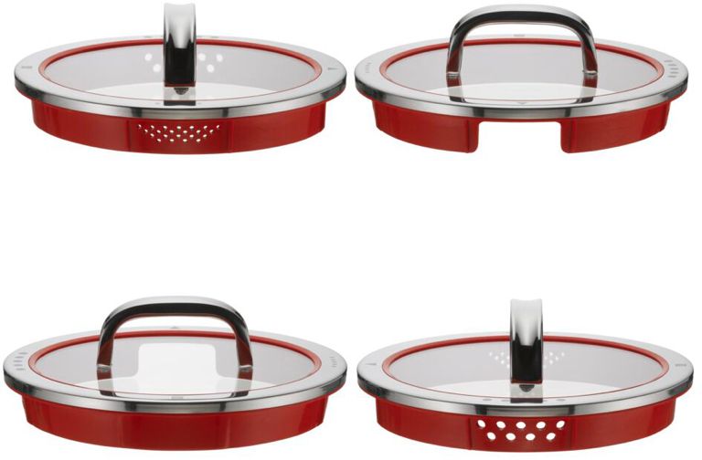 Batterie de casseroles WMF Function 4 - Acier inoxydable - 5 pièces - Casseroles de ø 16, 20, 20 et 24 cm et casserole de ø 16 cm
