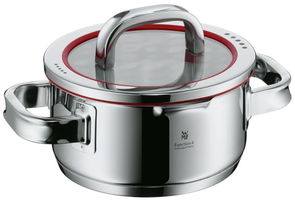 Batterie de casseroles WMF Function 4 - Acier inoxydable - 5 pièces - Casseroles de ø 16, 20, 20 et 24 cm et casserole de ø 16 cm
