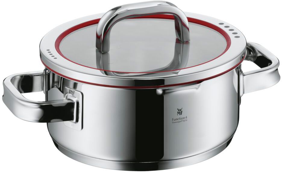 Batterie de casseroles WMF Function 4 - Acier inoxydable - 5 pièces - Casseroles de ø 16, 20, 20 et 24 cm et casserole de ø 16 cm
