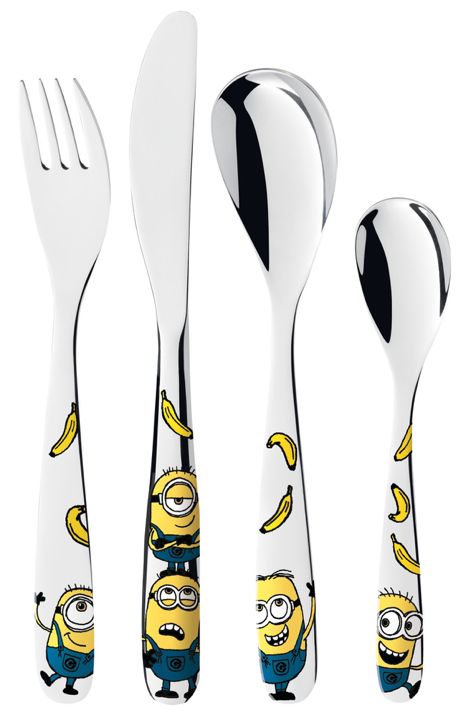Set de couverts WMF - Couverts enfants - Kids Minions - 15-16 cm - 4 pièces