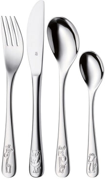 Set de couverts WMF - pour enfants - Safari - 15-16 cm - 4 pièces