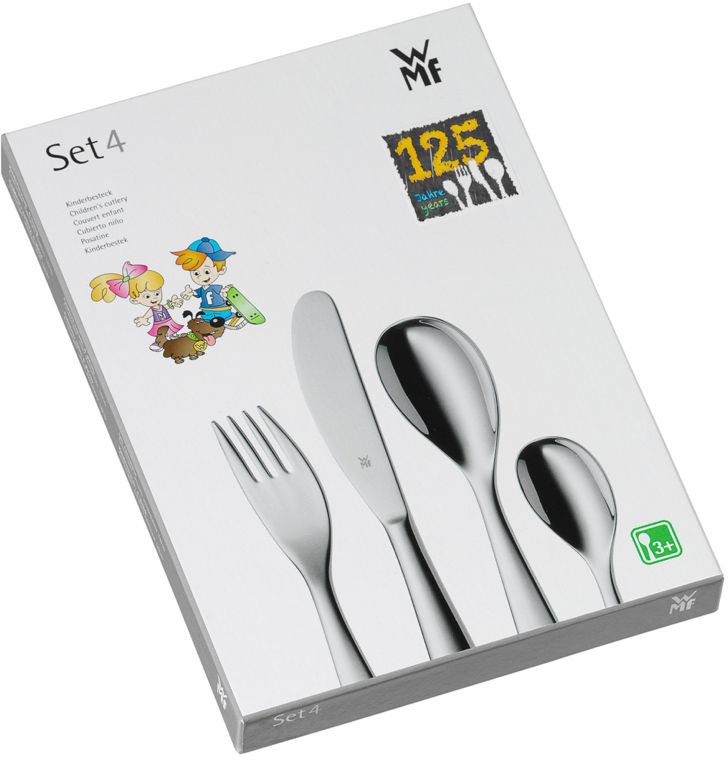 Set de couverts WMF - pour enfants - Safari - 15-16 cm - 4 pièces
