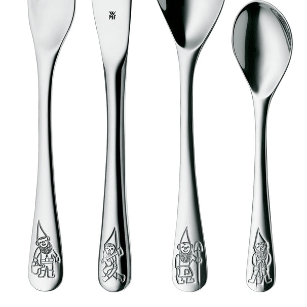 Ensemble de couverts WMF - Couverts pour enfants - Nains - 15-16 cm - 4 pièces