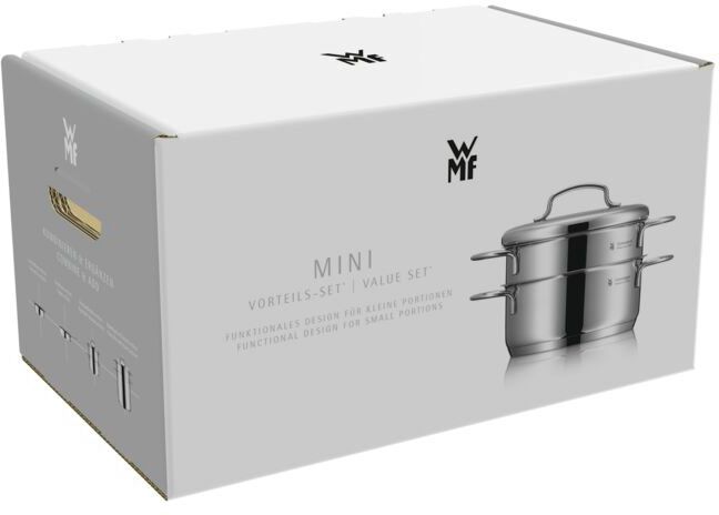 Batterie de casseroles mini-casseroles WMF - 5 pièces - Casseroles de ø 16, 20, 20 et 24 cm et casserole de ø 16 cm