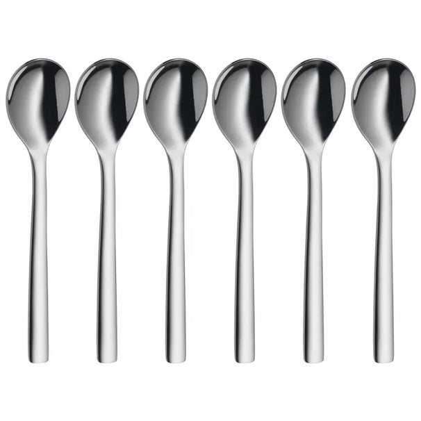 Ensemble de cuillères a œufs WMF - Cuillères a œufs - Nuova - 12 cm - 6 pièces