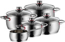 Set de casseroles WMF - en inox - Quality One - Ø16/20/20/24 cm - 5 pièces
