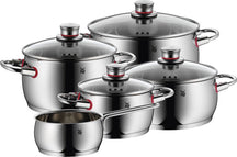 Set de casseroles WMF - en inox - Quality One - Ø16/20/20/24 cm - 5 pièces