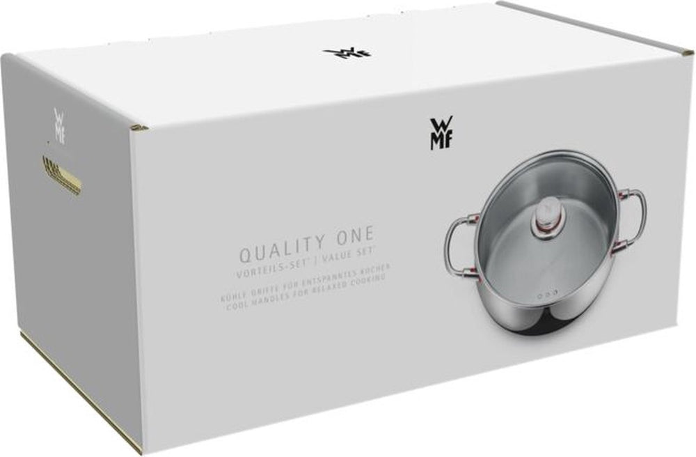 Set de casseroles WMF - en inox - Quality One - Ø16/20/20/24 cm - 5 pièces