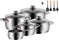 Ensemble de casseroles WMF - Batterie de cuisine - Quality One - ø 16-24 cm