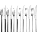 Set de couverts à steak WMF - Couteaux à steak - Nuova - 6 personnes - 12 pièces