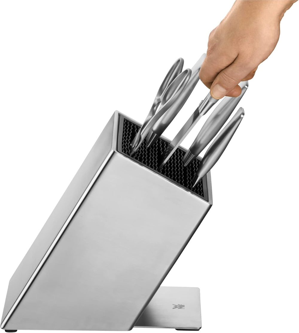 Bloc de couteaux WMF Grand Gourmet 6 pièces - Set de Couteaux de Cuisine avec Bloc

