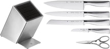 Bloc de couteaux WMF Grand Gourmet 6 pièces - Set de Couteaux de Cuisine avec Bloc

