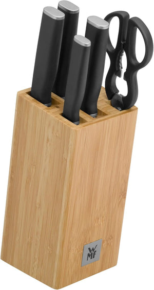 Bloc de couteaux WMF Kineo 6 pièces - Set de Couteaux de Cuisine avec Bloc