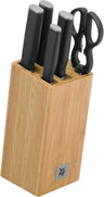 Bloc de couteaux WMF Kineo 6 pièces - Set de Couteaux de Cuisine avec Bloc