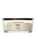 Bougie Parfumée WoodWick Ellipse Patchouli Crème - 9 cm / 19 cm - Bougie Parfumée en Verre - Mèche en Bois