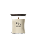 Bougie Parfumée WoodWick Medium Patchouli Crème - 11 cm / ø 10 cm - Bougie en Verre - Mèche en Bois