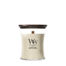Bougie Parfumée WoodWick Medium Patchouli Crème - 11 cm / ø 10 cm - Bougie en Verre - Mèche en Bois