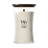 Bougie Parfumée WoodWick Grande Tonka & Almond Milk - 18 cm / ø 10 cm - Bougie en Verre - Mèche en Bois