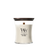 Bougie Parfumée WoodWick Medium Tonka & Almond Milk - 11 cm / ø 10 cm - Bougie Parfumée en Verre - Mèche en Bois