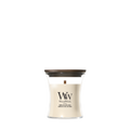 Bougie Parfumée WoodWick Mini Vanilla & Sea Salt - 8 cm / ø 7 cm - Bougie Parfumée en Verre - Mèche en Bois