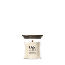 Bougie Parfumée WoodWick Mini Vanilla & Sea Salt - 8 cm / ø 7 cm - Bougie Parfumée en Verre - Mèche en Bois