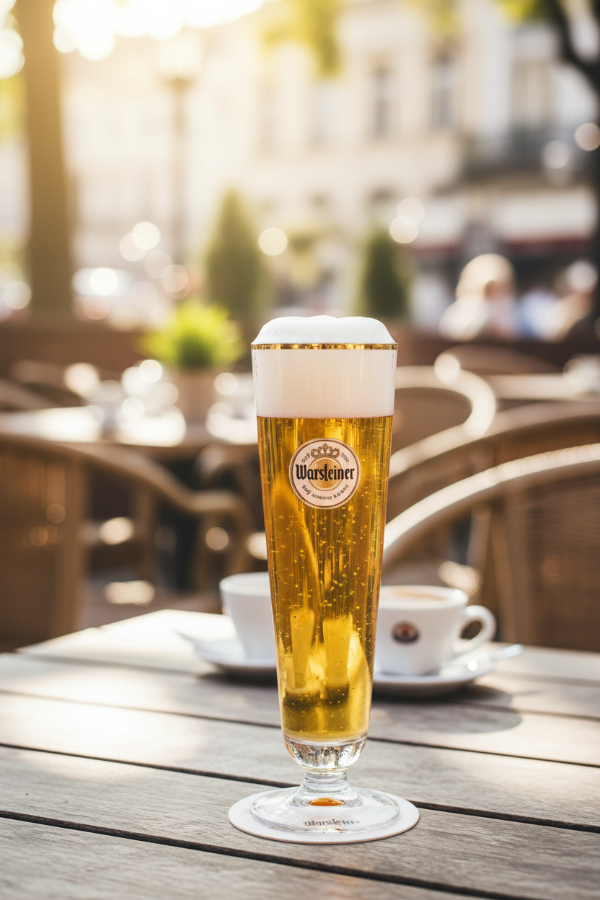 Ensemble de verres a bière Warsteiner - Verres a bière a pied - 20 cl - 6 pièces