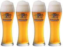 Set de verres a bière Weihenstephaner - Verres weizen - 500 ml - 4 pièces