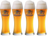 Set de verres a bière Weihenstephaner - Verres weizen - 500 ml - 4 pièces