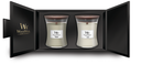 Ensemble de bougies WoodWick - Mèche en bois - Fireside&Linen - 90 h - 2 pieces