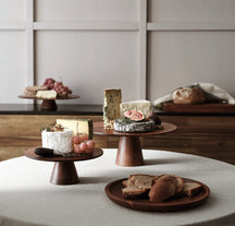 Plateau à tarte ASA Selection - en bois - Wood - Ø 35 cm - Brun foncé