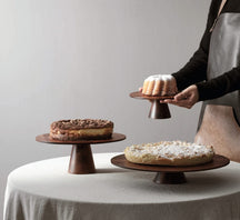 Plateau à tarte ASA Selection - en bois - Wood - Ø 35 cm - Brun foncé