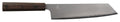 Couteau Yaxell Kiritsuke Hana 20 cm - Acier inoxydable 3 couches - Manche en bois Pakka brun foncé