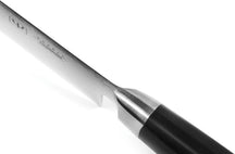Yaxell Couteau Nakiri Ran 16,5 cm - Acier damassé inoxydable 69 plis - Poignée en Micarta