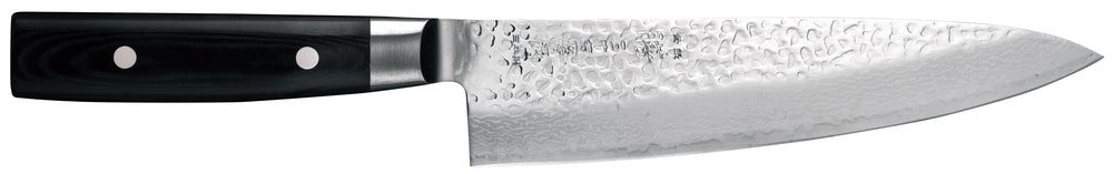 Couteau de chef Yaxell Zen 20 cm - Acier damassé inoxydable 37 plis - Manche en Micarta.